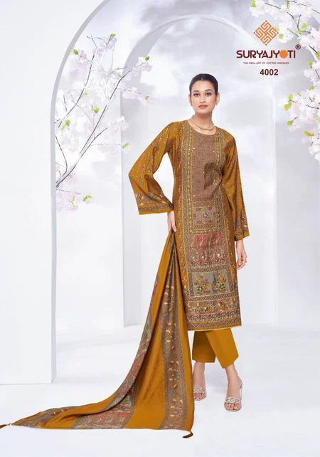 Kanchan Vol 4 By Suryajyoti Modal Printed Dress Material Wholesale Online